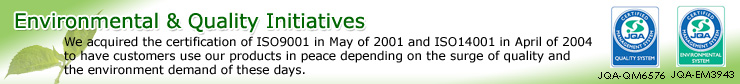 Environmental & Quality Initiatives