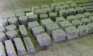 Self-manufactured special order 'seismic isolation plate'
